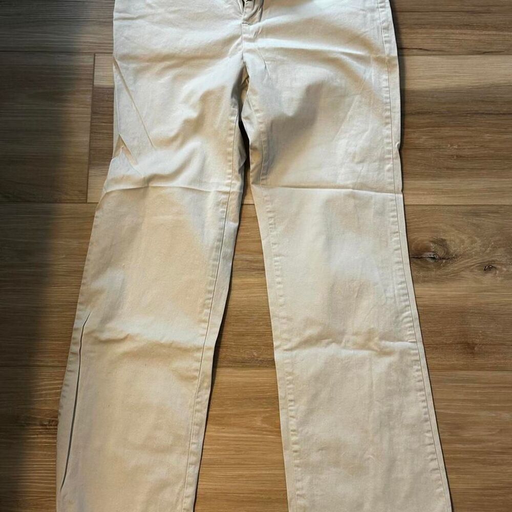 Gh-bass Women's Cream and Tan Trousers